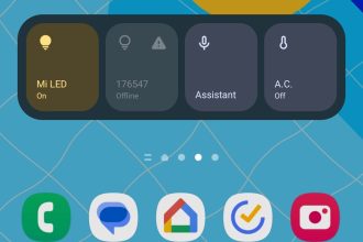 google home widget