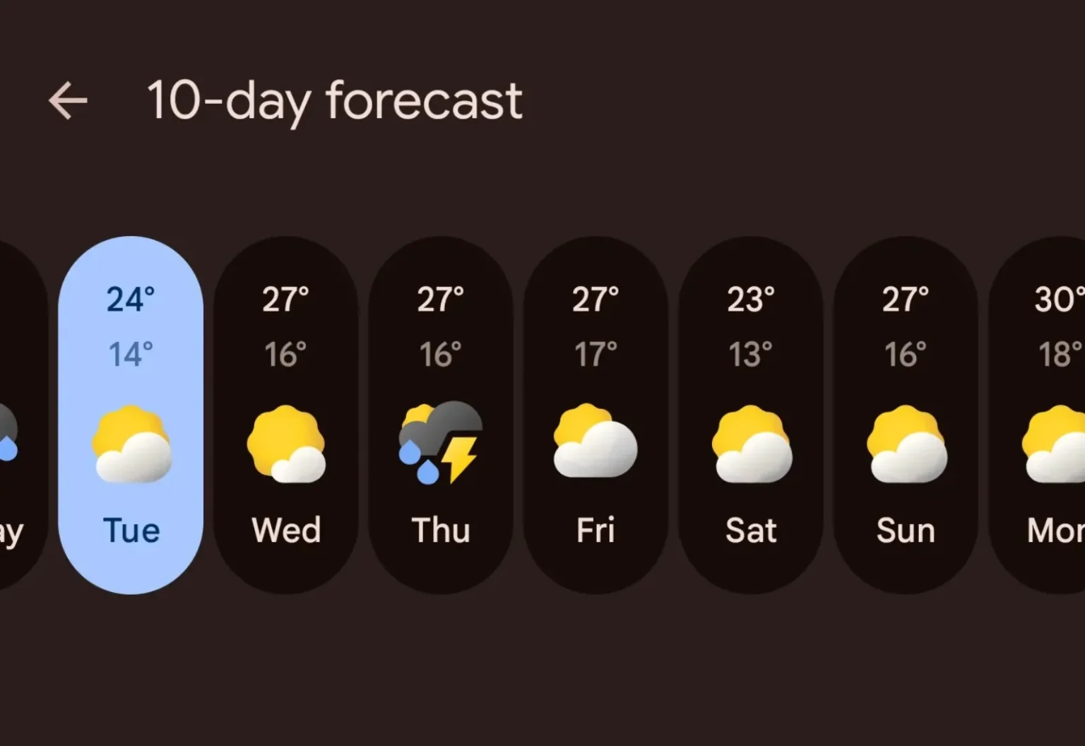 Google plănuiește o nouă aplicație meteo pentru Android