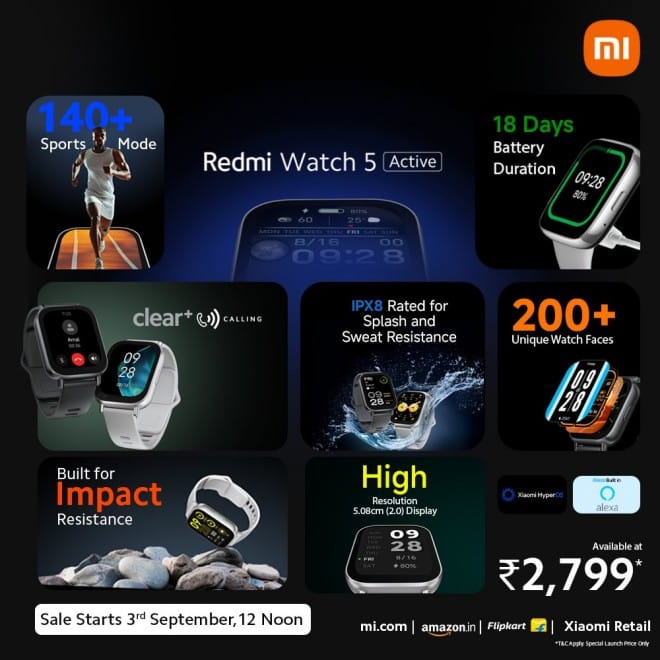 Redmi Watch 5 Active