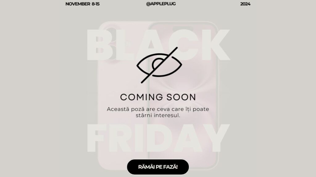 Black Friday la Apple Plug