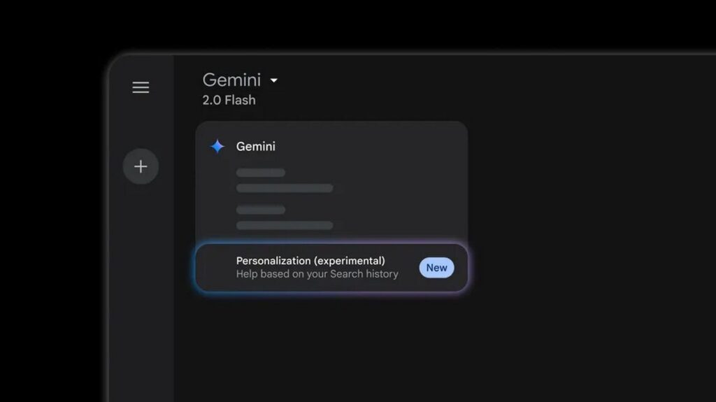 Google Gemini cu personalizare