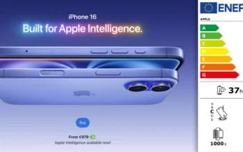 iPhone și iPad cu etichete energetice UE